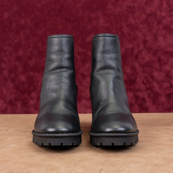 Vince Women Henderson Waterproof Chelsea Black Leather Boots sz 10US EUR 40 - Picture 4 of 8